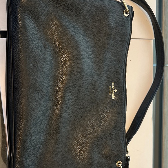 kate spade Handbags - Kate Spade Black Pebbled Leather Tote